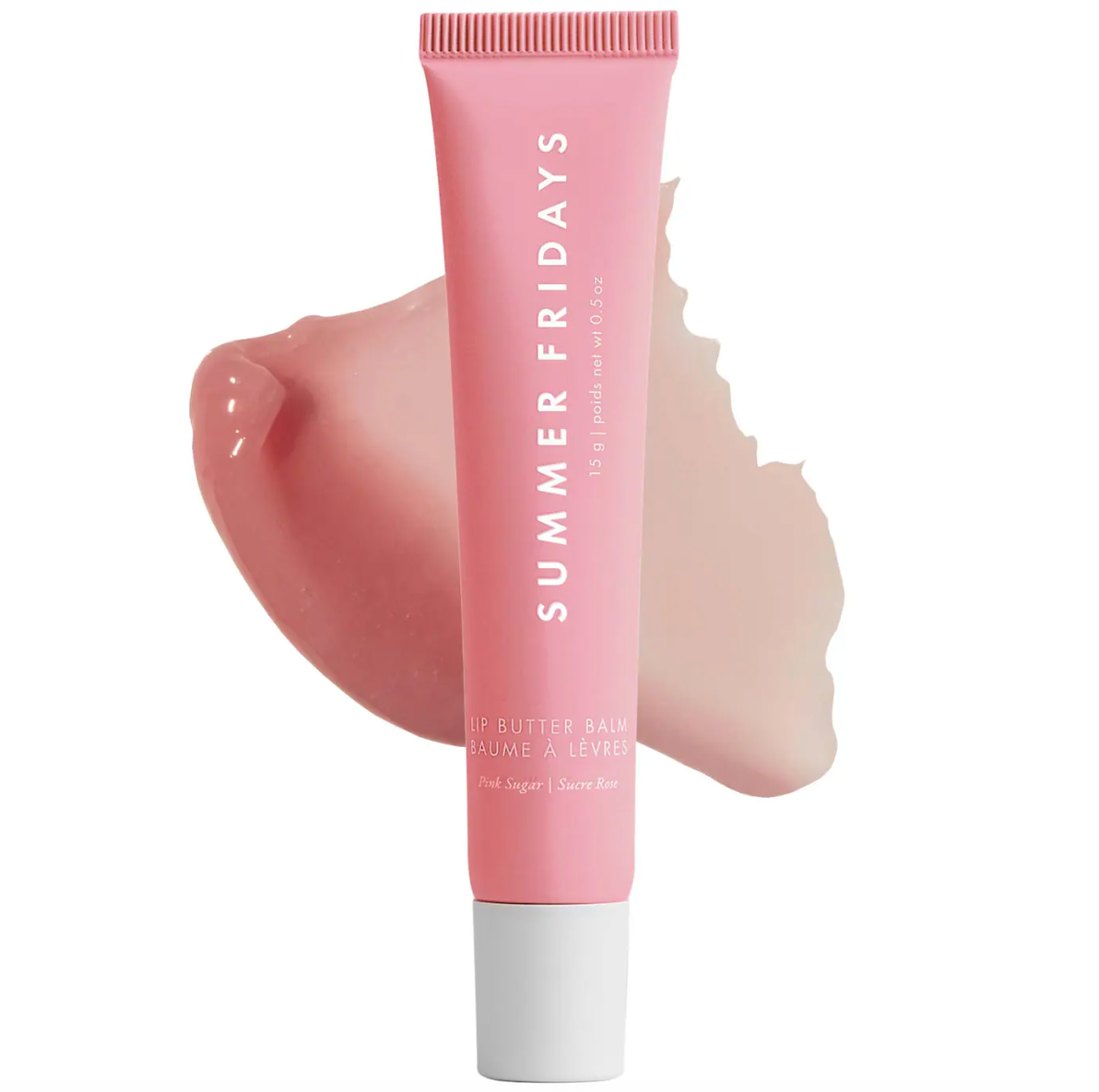Lip Butter Balm for Hydration & Shine / Pink Sugar - Summer Fridays PREVENTA.