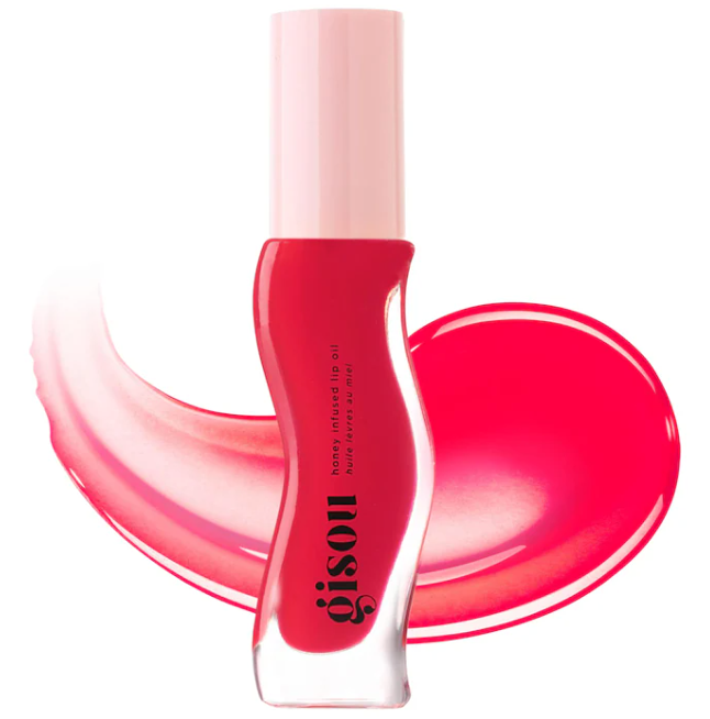 Honey Infused Hydrating Lip Oil / Strawberry Sorbet - Gisou PREVENTA