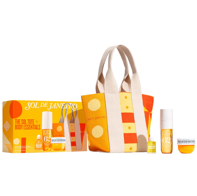 Limited Edition Sol Tote + Body Essentials Set - Sol de Janeiro   PREVENTA