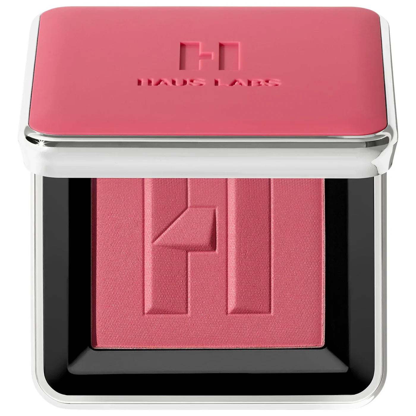 Color Fuse Talc-Free Blush Powder With Fermented Arnica / Hibiscus Haze- HAUS LABS BY LADY GAGA PREVENTA.