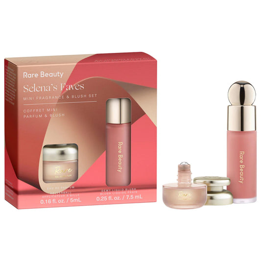 Selena's Faves Mini Fragrance & Blush Set - Rare Beauty by Selena Gomez. PREVENTA.