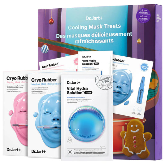 Cooling Mask Treats Gift Set with Cryo Rubber™ Sheet Masks- Dr. Jart+  PREVENTA.